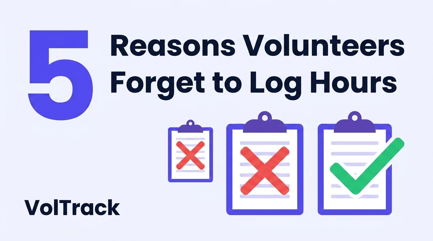5 Reasons Volunteers Forget to Log Hours (And How to Fix It)